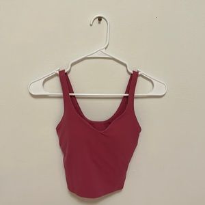 Lulu lemon pink leche size 0 align tank